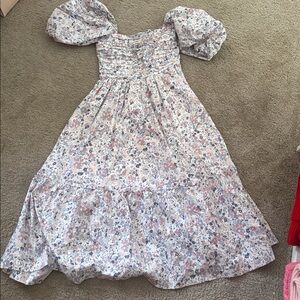 Abercrombie & Fitch Floral Midi Dress - Multicolor